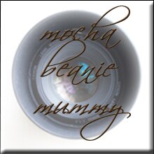 mocha beanie mummy badge