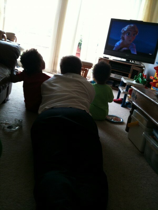 Lounge picnic with "Tangled"